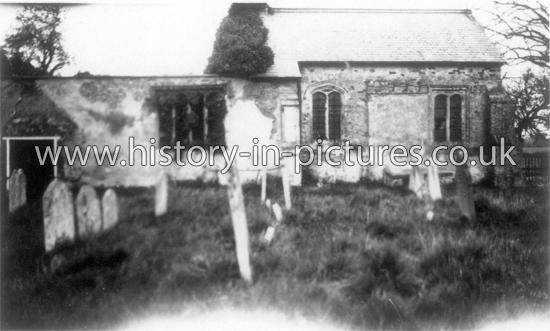 Ruined Church, South View, East Hanningfield, 27th April, 1924.